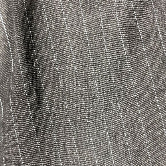 Rag Bone Wool Pants Womens 2 Dark Gray Pin Stripe Trouser Classic Tapered - Picture 10 of 12
